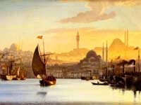 Lámina del puerto de Estambul – Agencia Viajes Próximo Oriente
